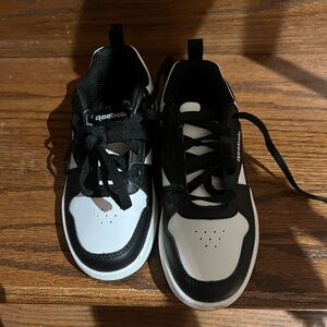 Reebok Kids Black and White Sneakers